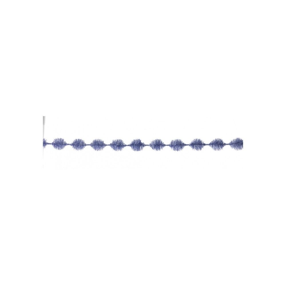Ghirlanda Craciun, diametru 3 cm, PVC, 2 m, Albastru deschis