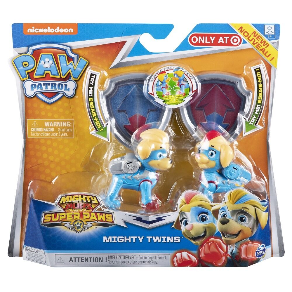 Set 2 figurine Mighty Twins Paw Patrol