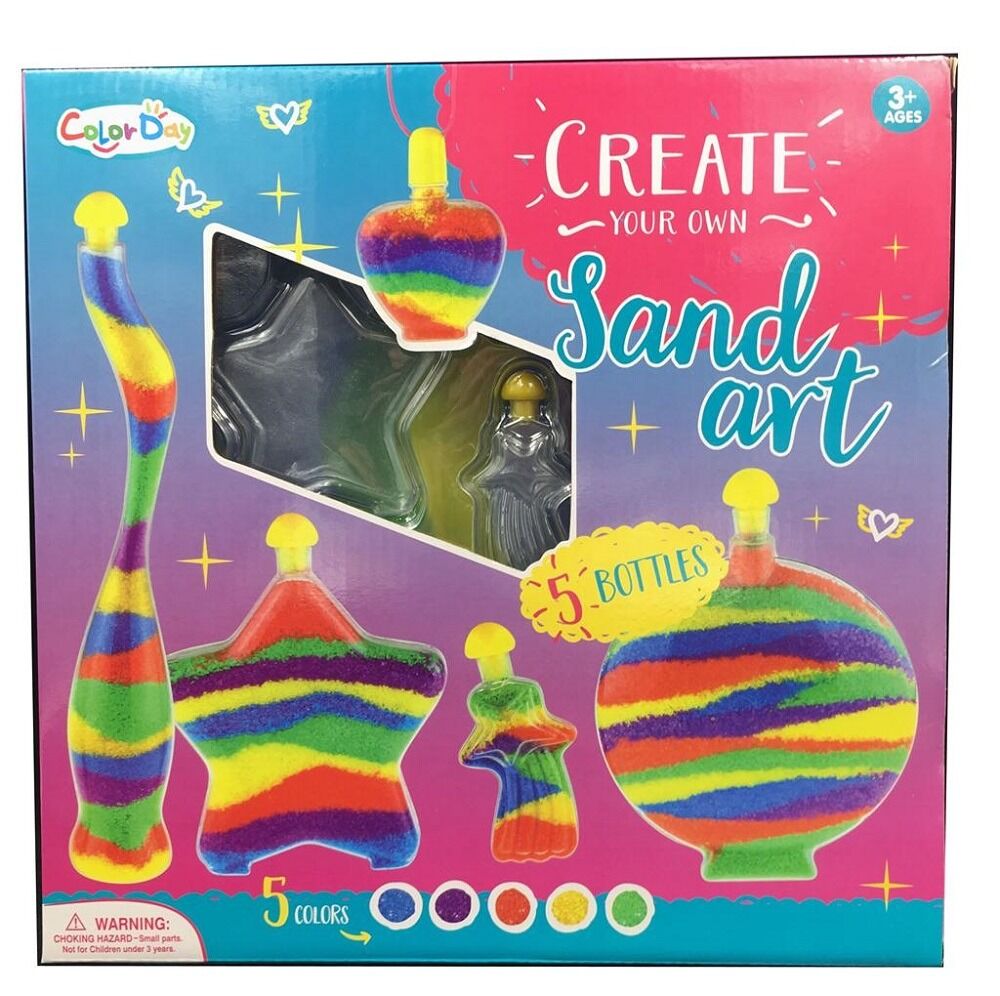Set de creatie Sticlute cu nisip colorat 304 Piccolino