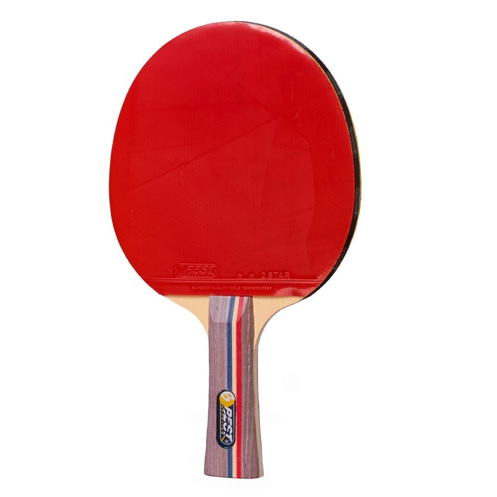 Paleta tenis masa pentru amatori Best Sporting, lemn/cauciuc, Multicolor