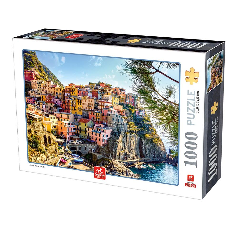 Puzzle Italia Cinque Terre Deico Games, 1000 piese