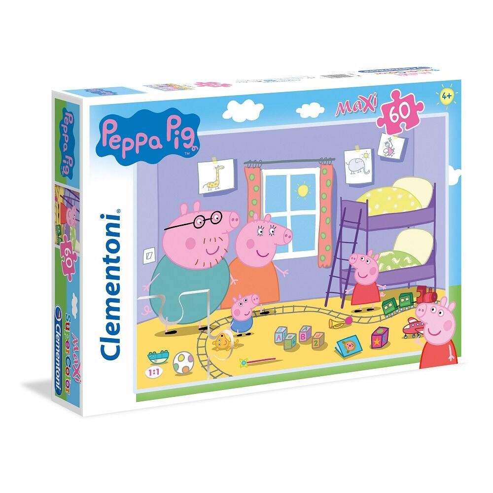 Puzzle Peppa Pig Clementoni MAXI, 60 piese