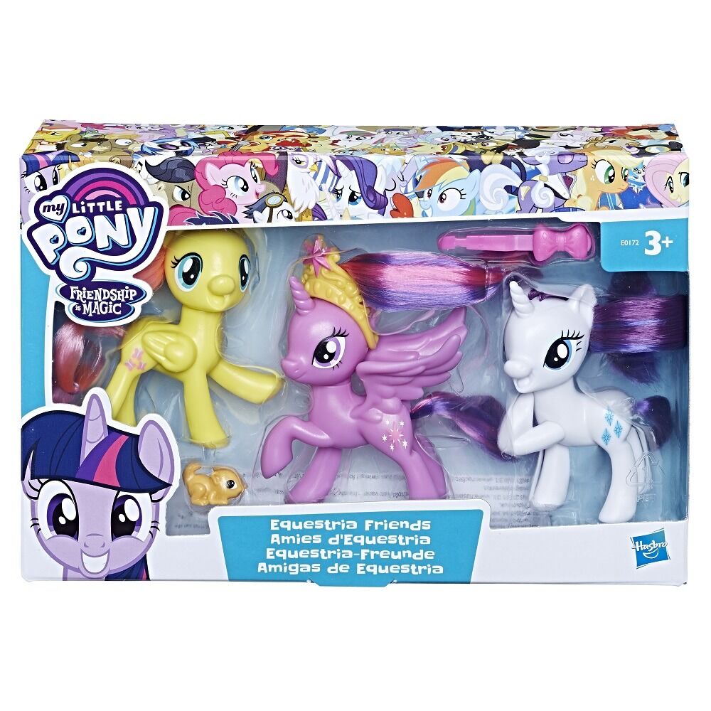 Set 3 figurine My Little Pony Equestria Friends II