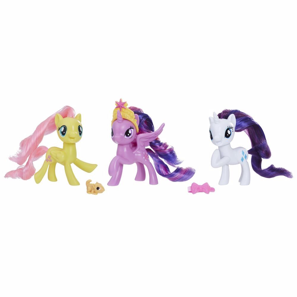 Set 3 figurine My Little Pony Equestria Friends II