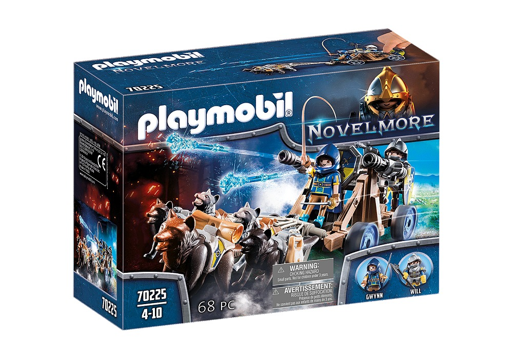 Jucarie Playmobil Set Echipa Lupilor Novelmore cu Tun