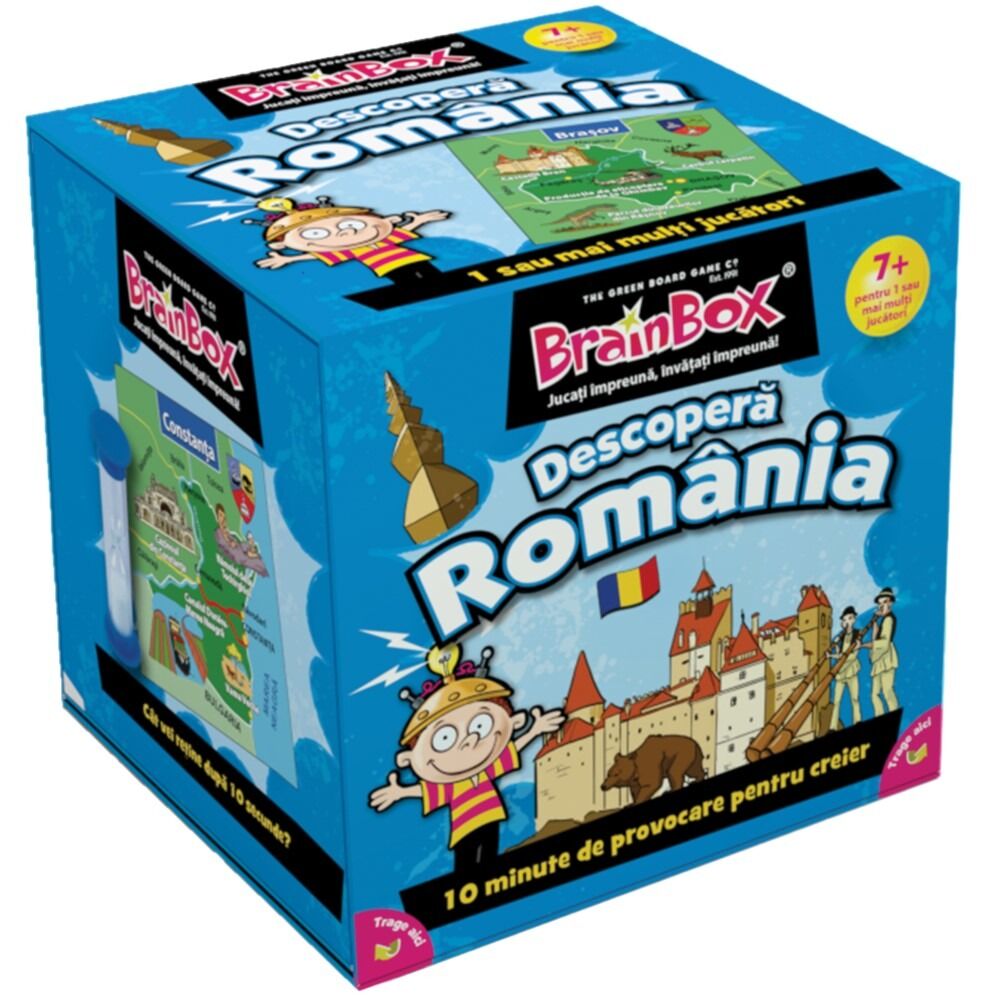 Joc educativ BrainBox - Descopera Romania
