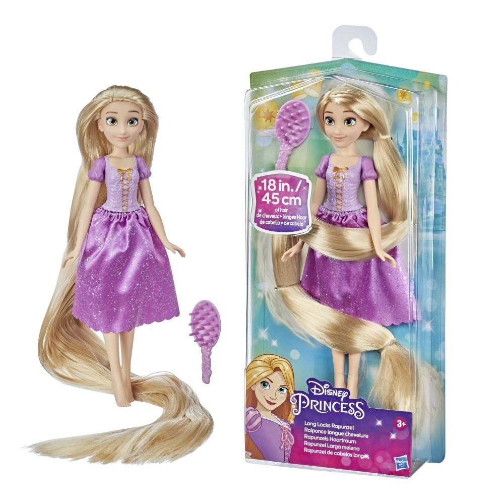 Cursed storage Rendition Papusa Disney Princess Rapunzel Longest Locks, plastic, Multicolor |  Carrefour Romania