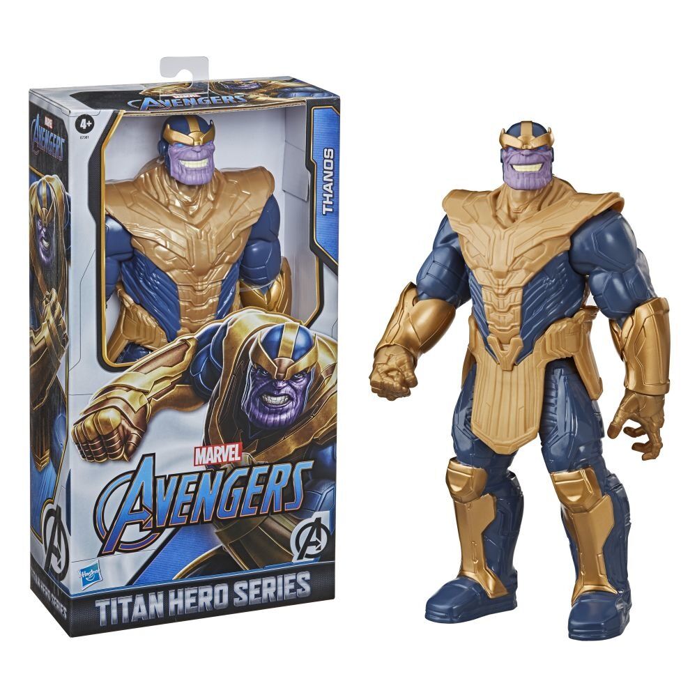 Figurina Avengers Titan Hero DLX: Thanos, plastic, Multicolor