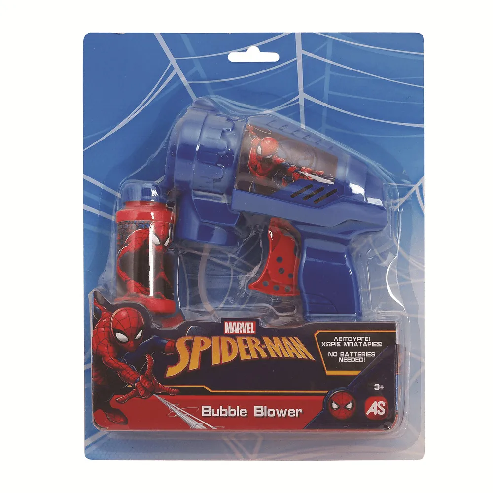 Pistol baloane de sapun Spiderman