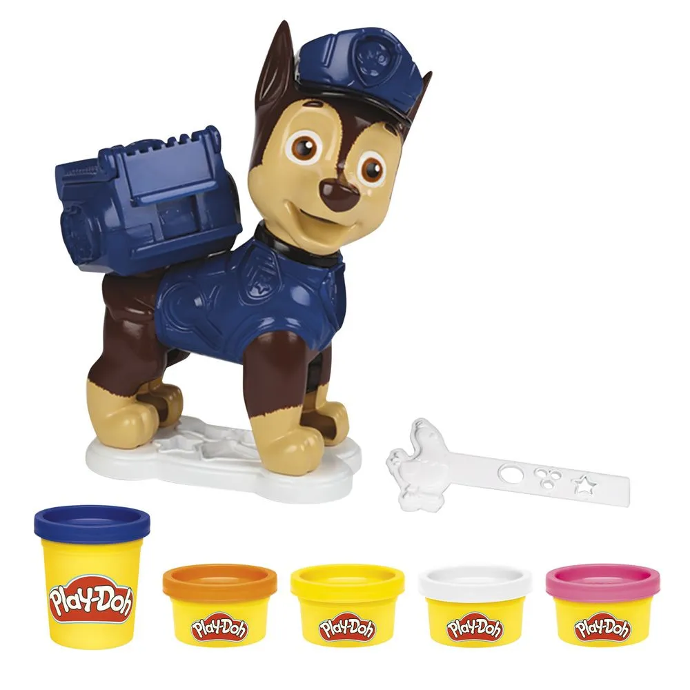 Set Play-Doh Paw Patrol Rescue Ready Chase, 5 culori