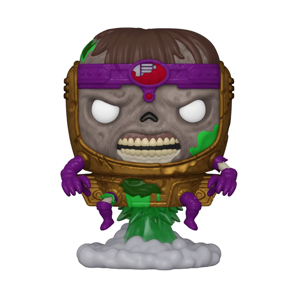 Figurina cu cap oscilant Funko Pop! Marvel Zombies Zombie Modok, Multicolor