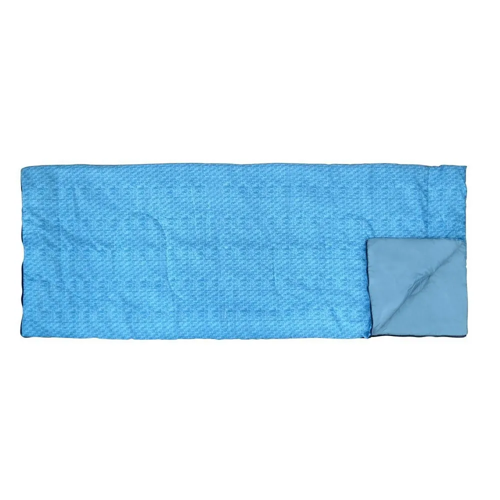 Sac de dormit plic, 190x76 cm, Albastru