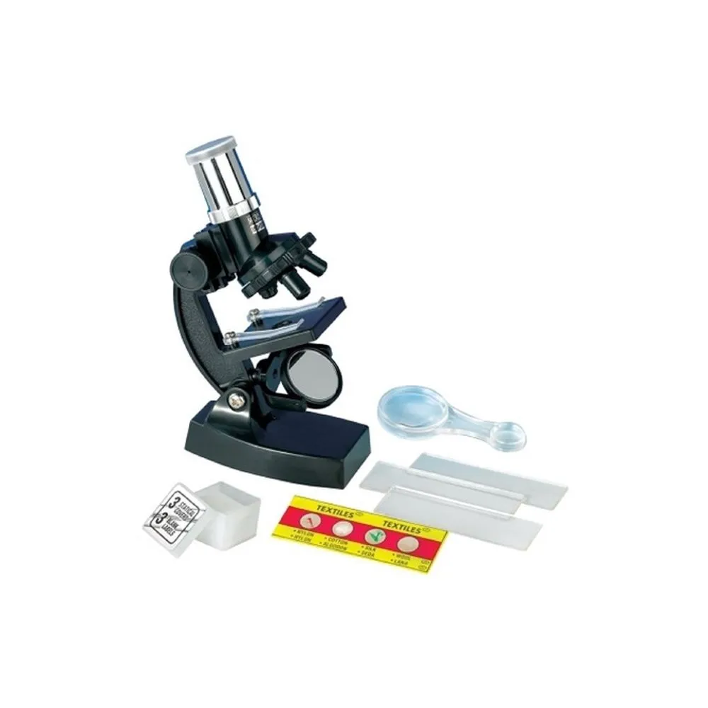 Set microscop 100-300x cu 6 accesorii, Multicolor