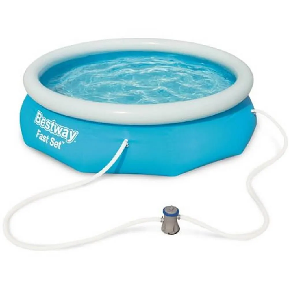 Kit piscina gonflabila Bestway, 305x76 cm, Albastru