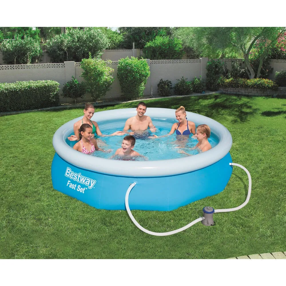Kit piscina gonflabila Bestway, 305x76 cm, Albastru