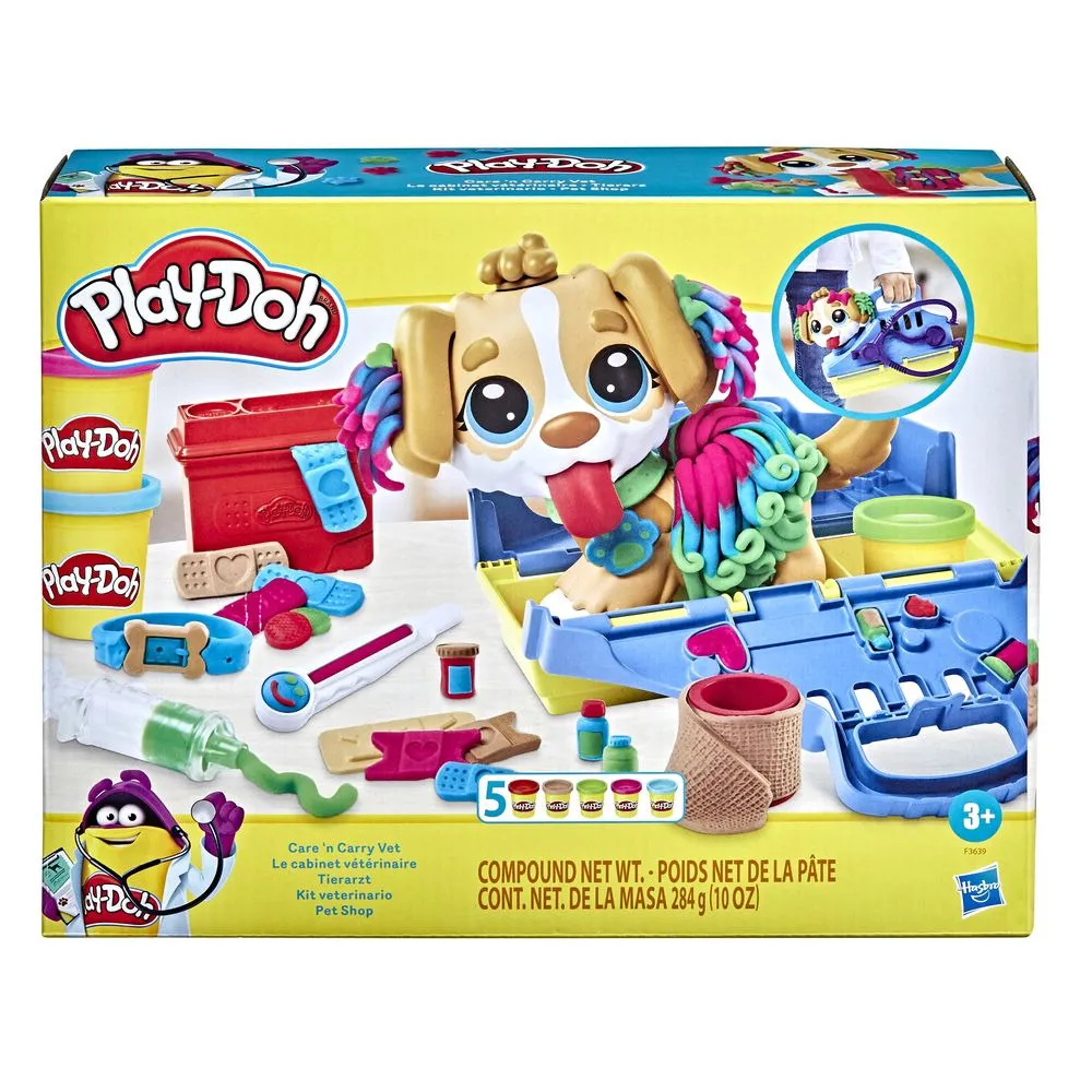 Set Play-Doh: La veterinar, 5 culori