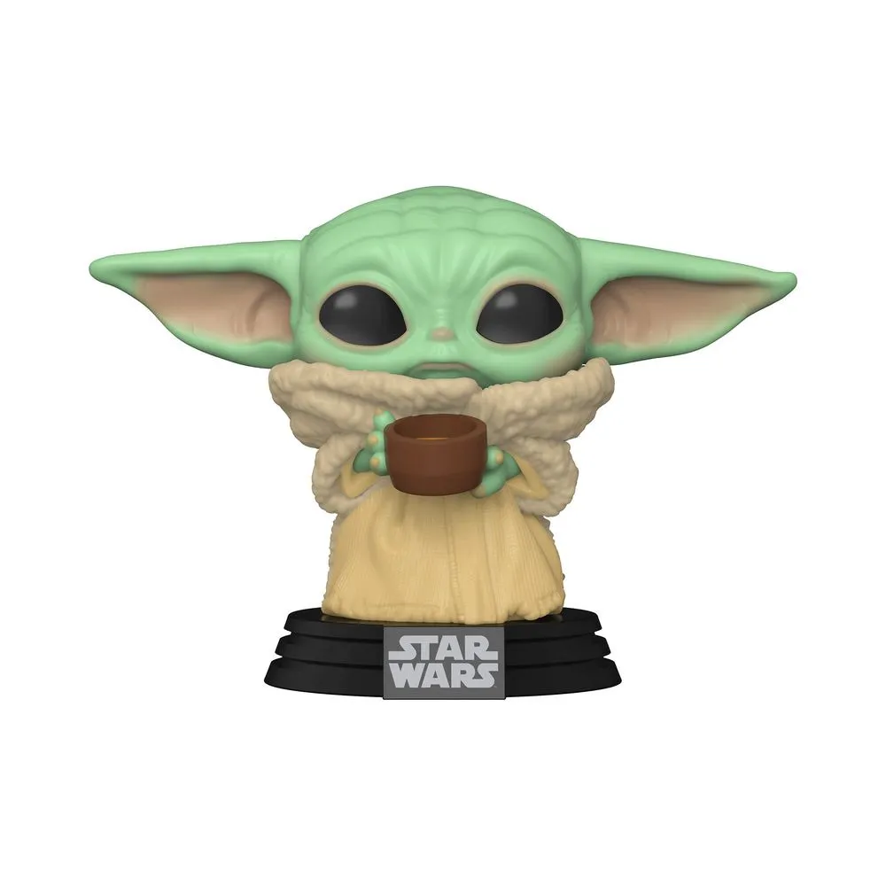 Figurina cu cap oscilant Funko Pop! Star Wars The Child with Cup, Multicolor