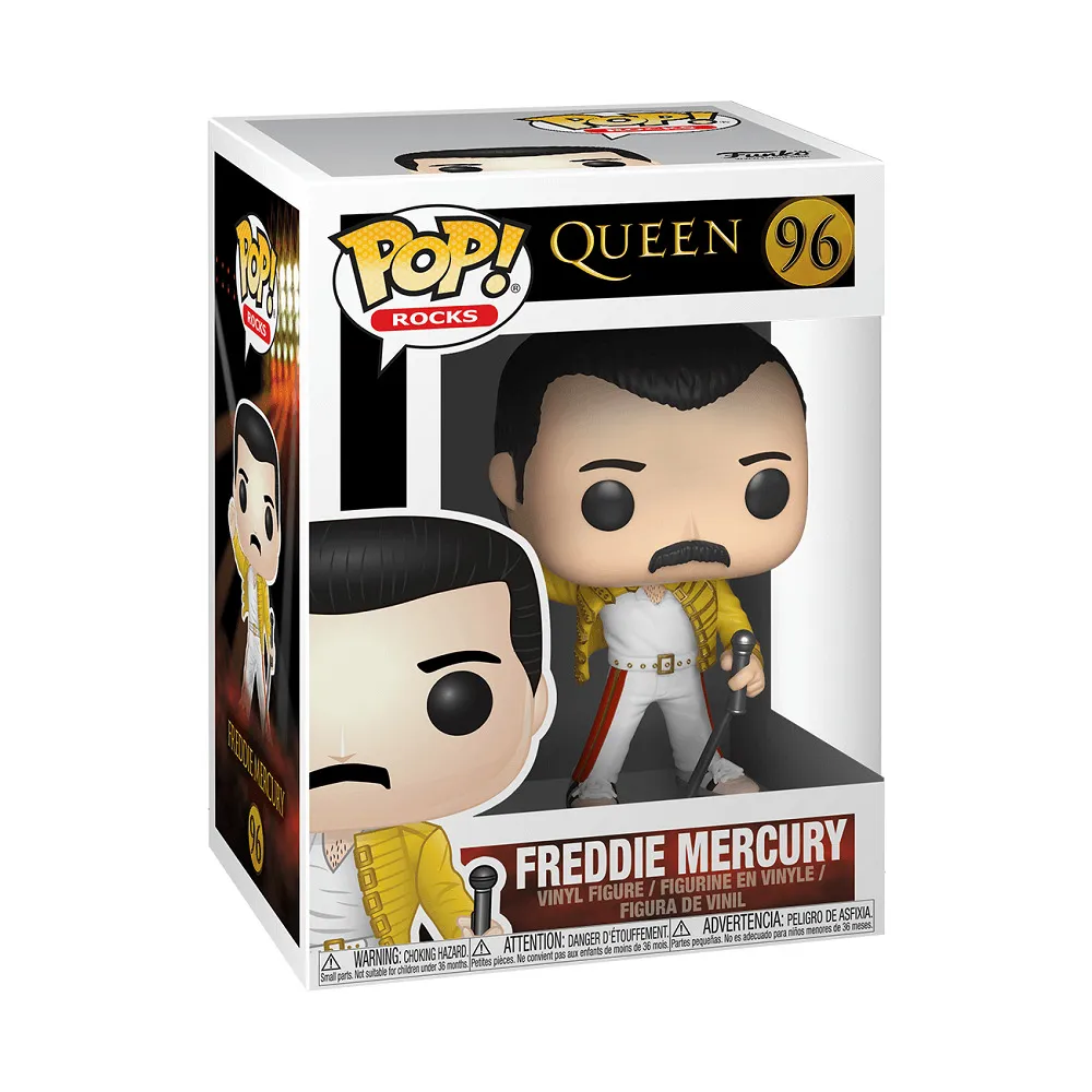 Figurina Funko Pop! Rocks Queen Freddie Mercury Wembley 1986, vinil, Multicolor