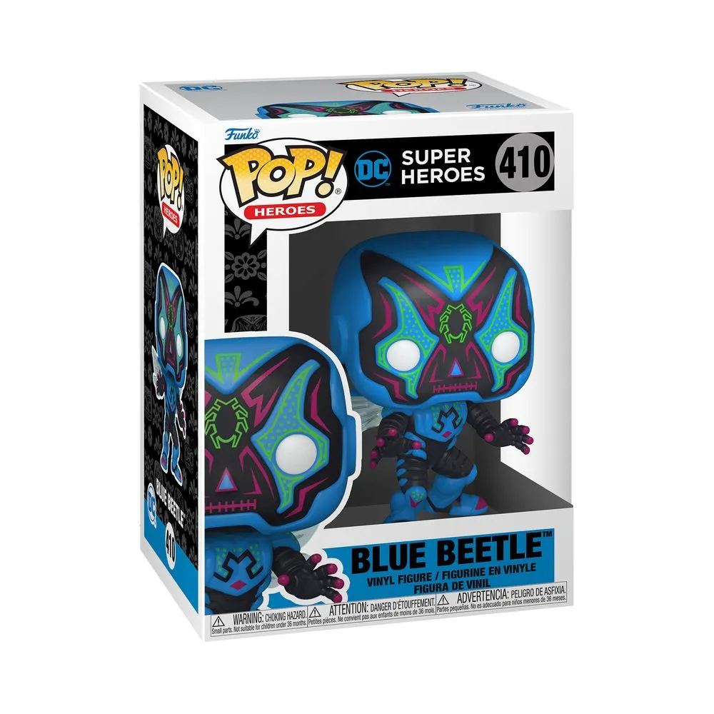 Figurina Funko Pop! DC Super Heroes Blue Beetle, vinil, Multicolor