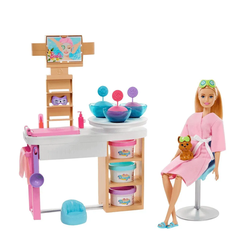 Set Papusa Barbie la spa, Multicolor