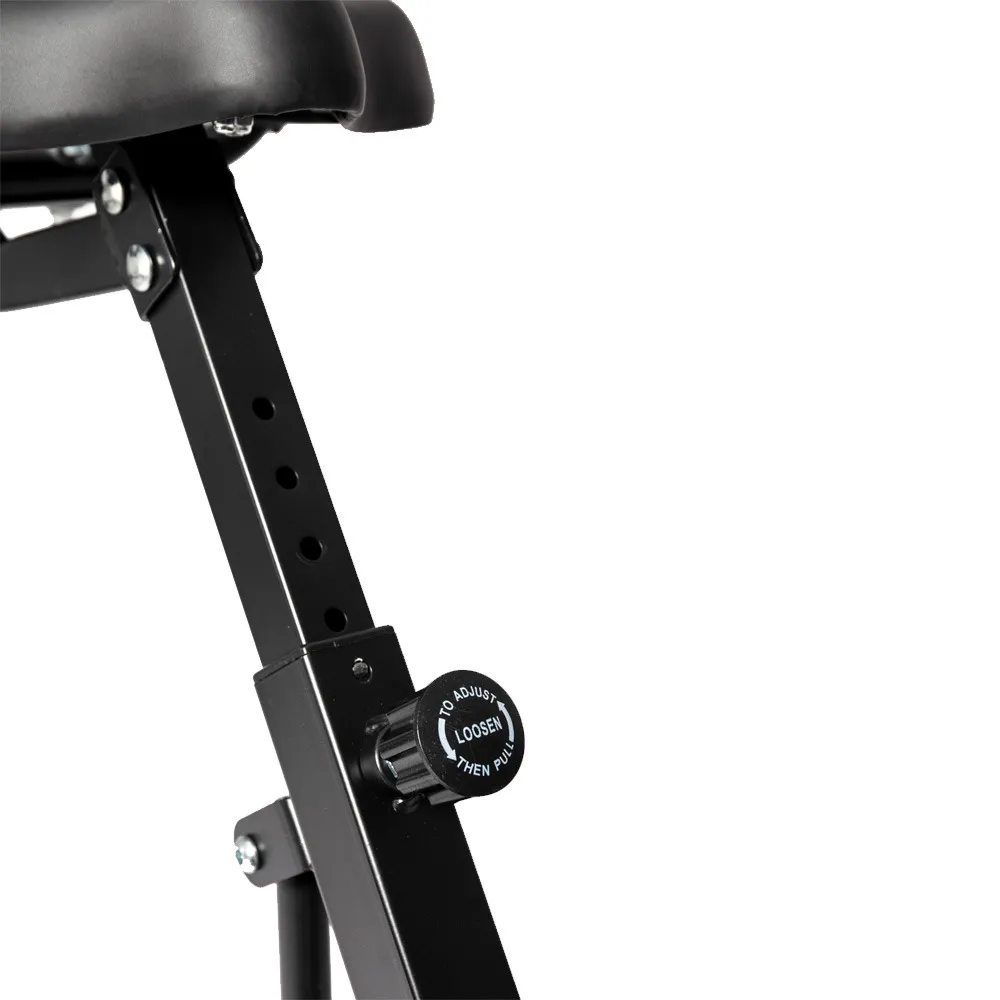 Bicicleta fitness pliabila Techfit XB300N, greutate maxima suportata 120 kg, Negru