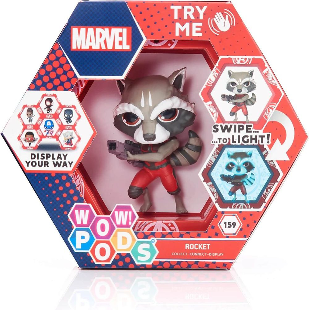 Figurina Wow! Pod Marvel Rocket Raccoon, Multicolor