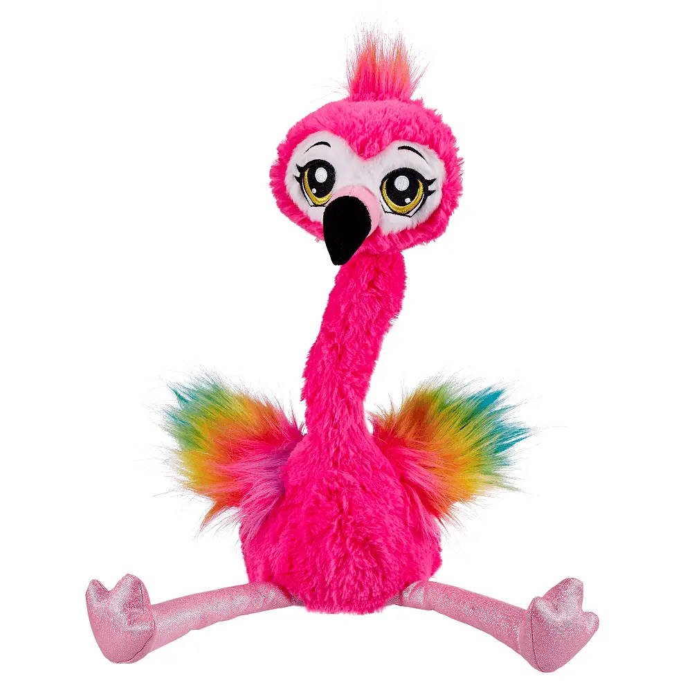 Jucarie de plus interactiva Frankie The Funky Flamingo Zuru Pets Alive, Multicolor