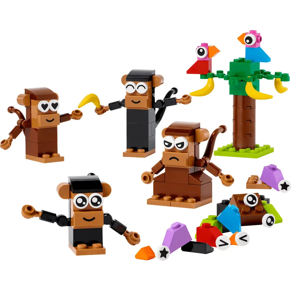 LEGO Classic Distractie creativa cu maimute 11031