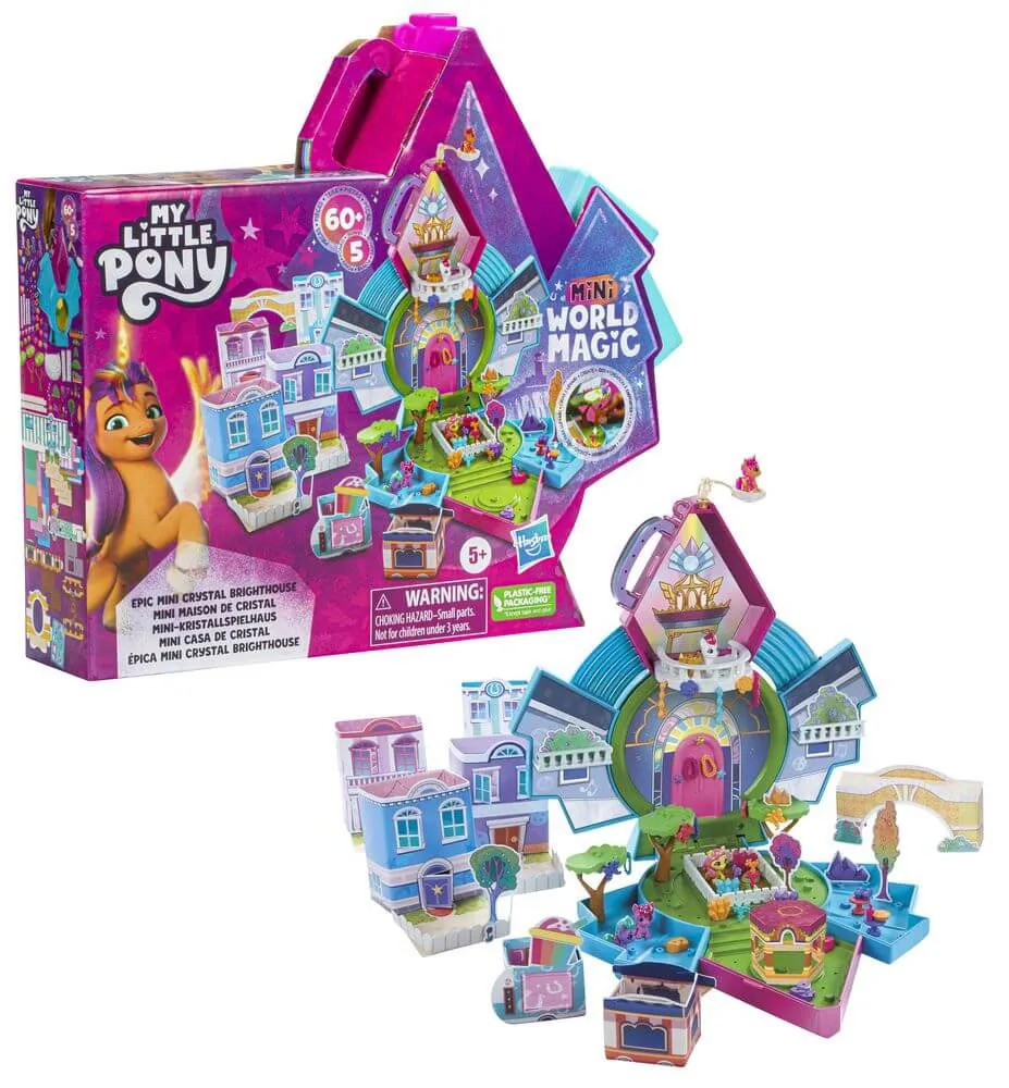 Set figurine My Little Pony Mini World Magic Crystal Brighthouse, plastic, Multicolor
