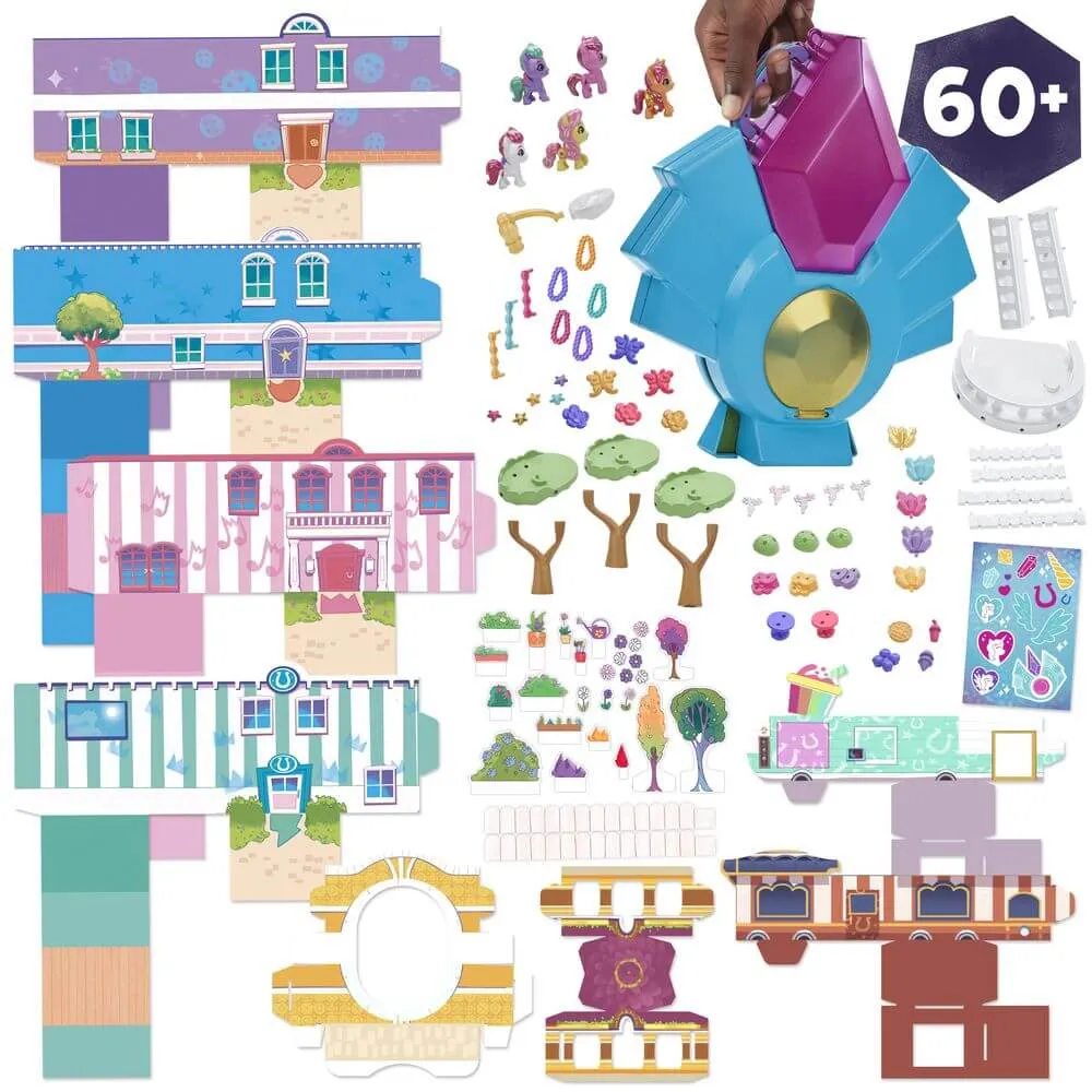 Set figurine My Little Pony Mini World Magic Crystal Brighthouse, plastic, Multicolor