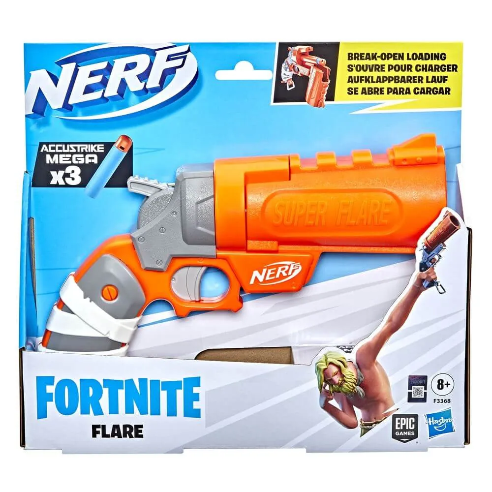 Blaster Nerf Fortnite Flare cu 3 proiectile