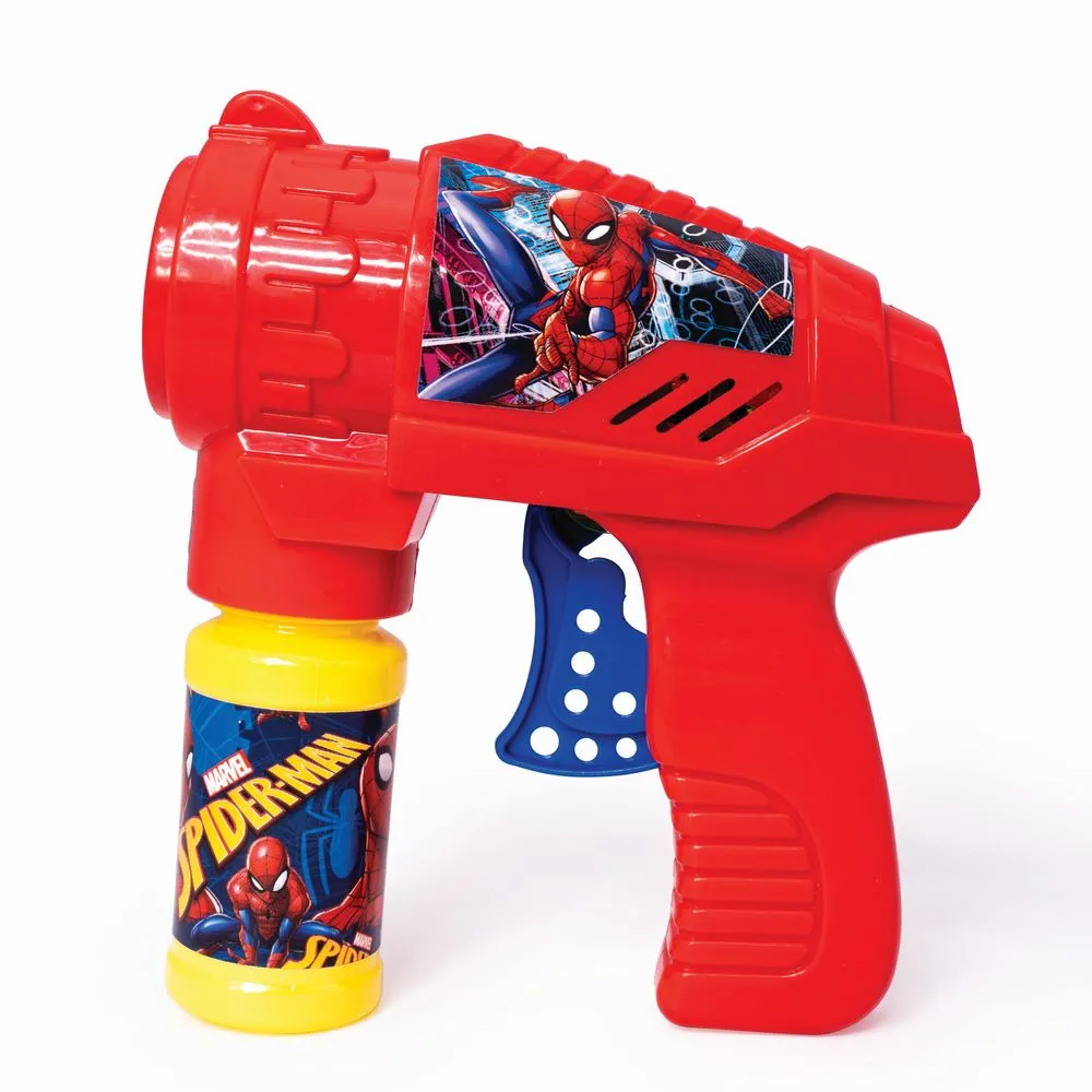 Pistol baloane de sapun Spiderman AS, plastic, Multicolor