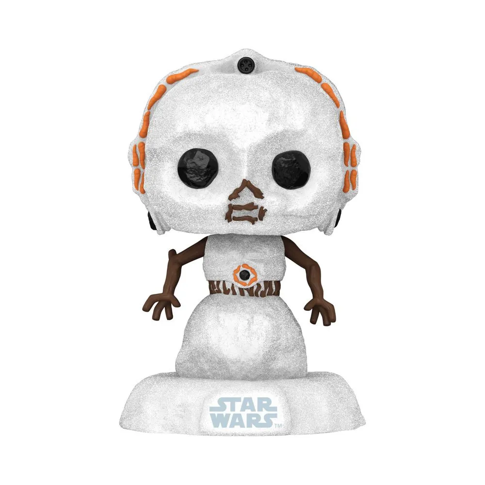 Figurina cu cap oscilant Funko Pop Star Wars Holiday C3PO 559, Multicolor