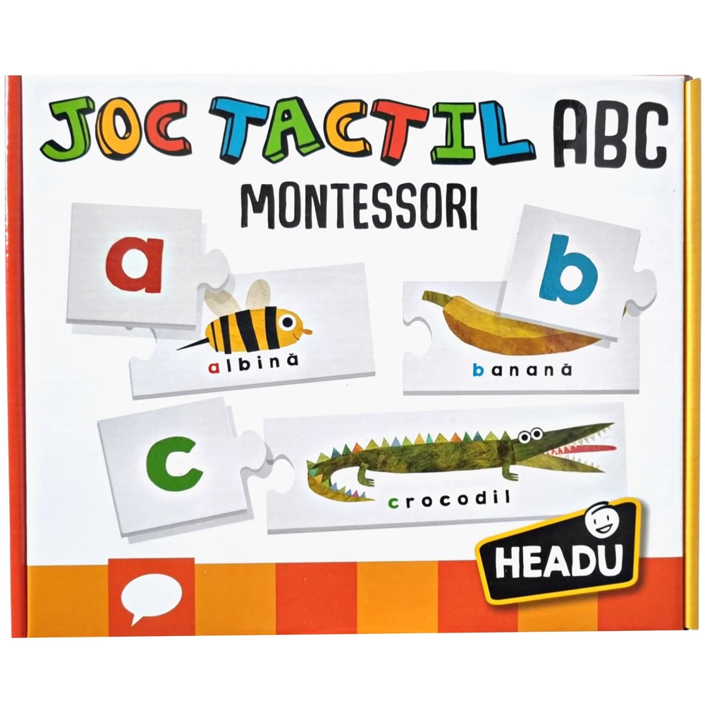 Joc educativ Headu Montessori - ABC, lb. romana