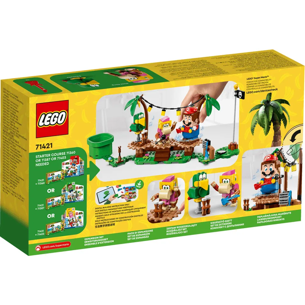 LEGO Super Mario Set de extindere Concertul lui Dixie Kong in jungla 71421