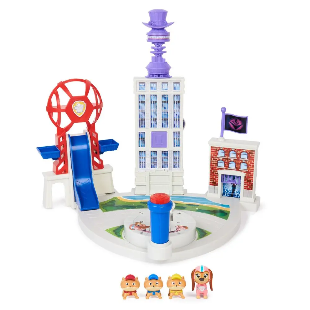 Set de joaca Turnul Patrula Catelusilor cu figurine Liberty si Poms, Multicolor