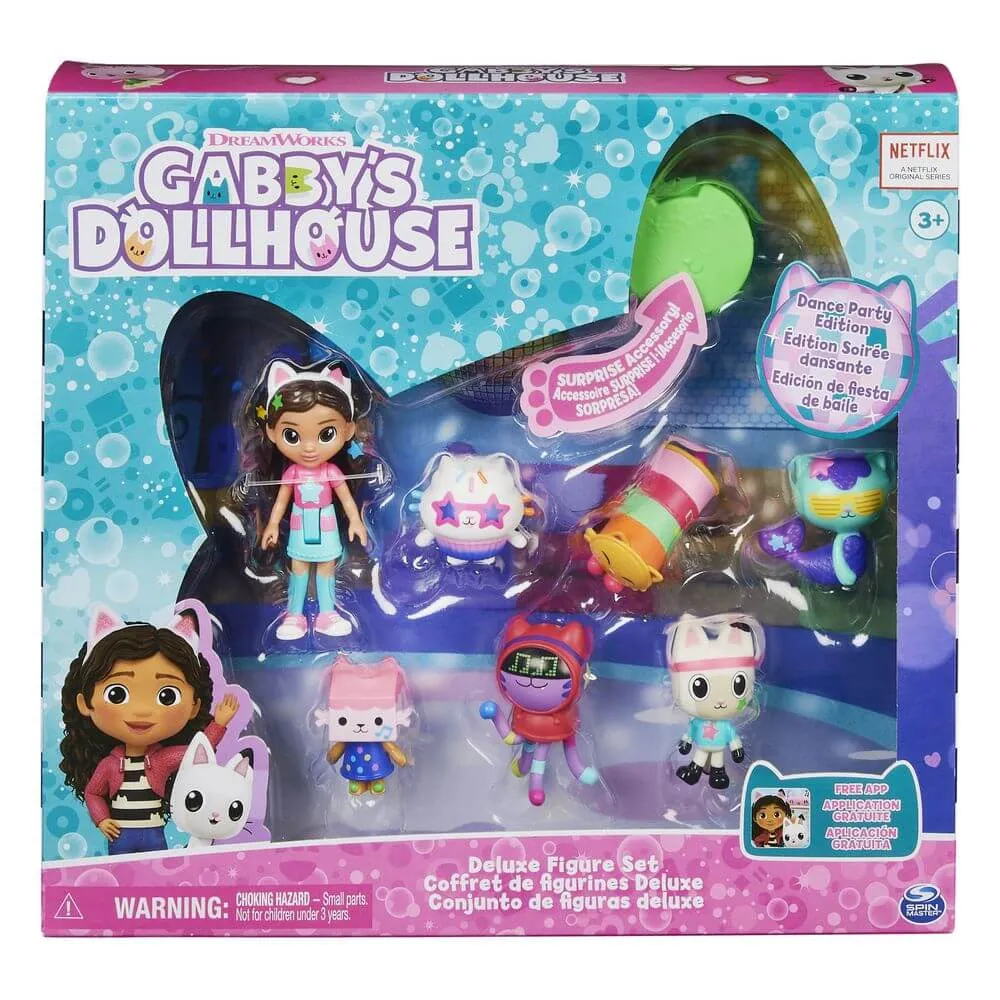 Set cu figurine de lux Gabby's Dollhouse, Multicolor