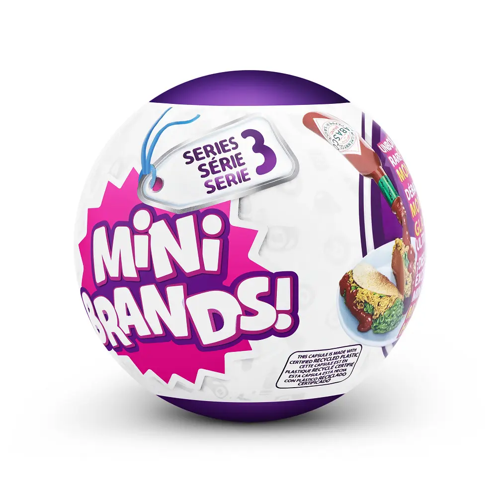 Figurina surpriza 5 Surprise Mini Brands Global, Multicolor