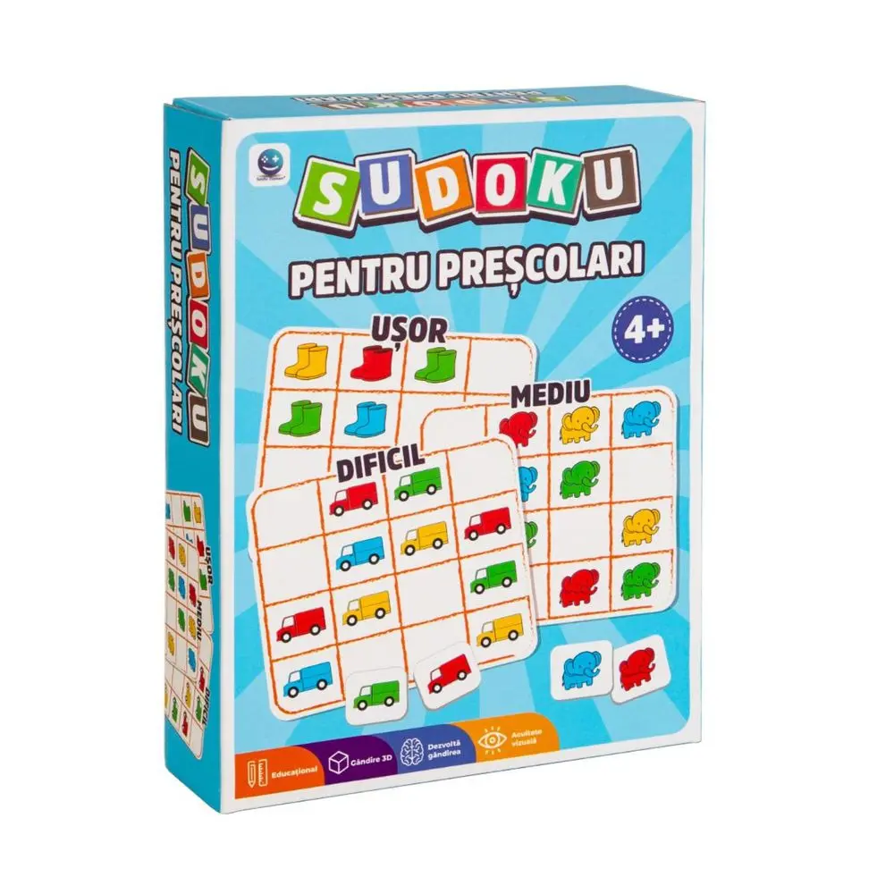 Joc de societate Sudoku pentru prescolari Smile Games