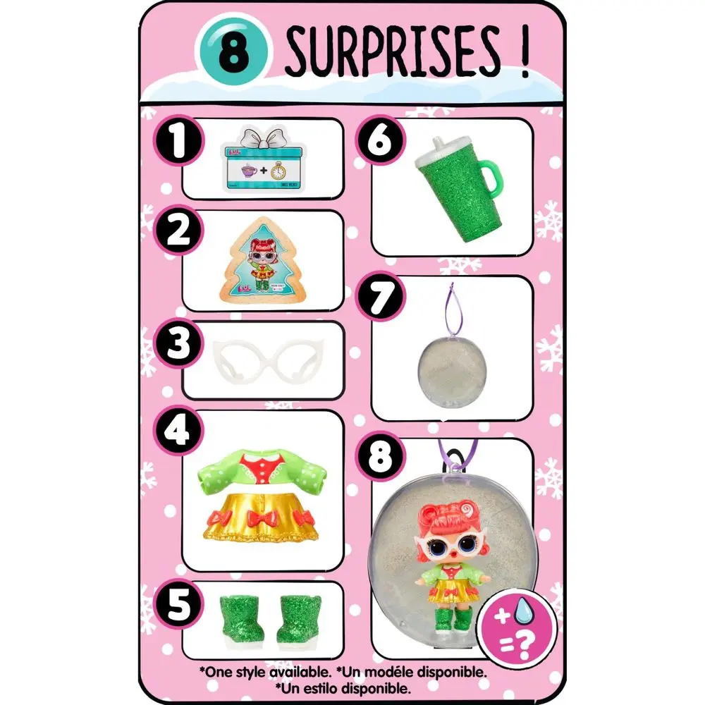 Mini papusa surpriza Holiday Supreme LOL Surprise, 7 surprize, Multicolor