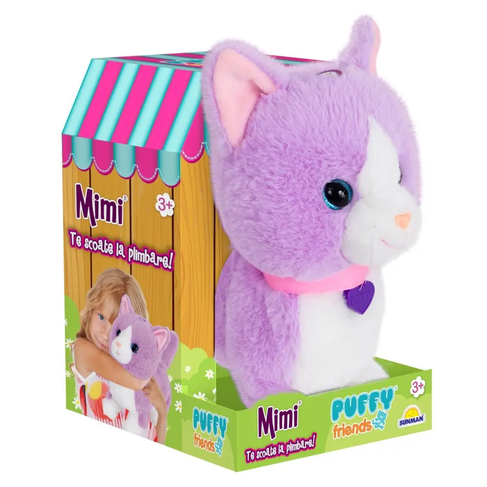 Pisicuta de plus Pluffy Friends Mimi, Multicolor