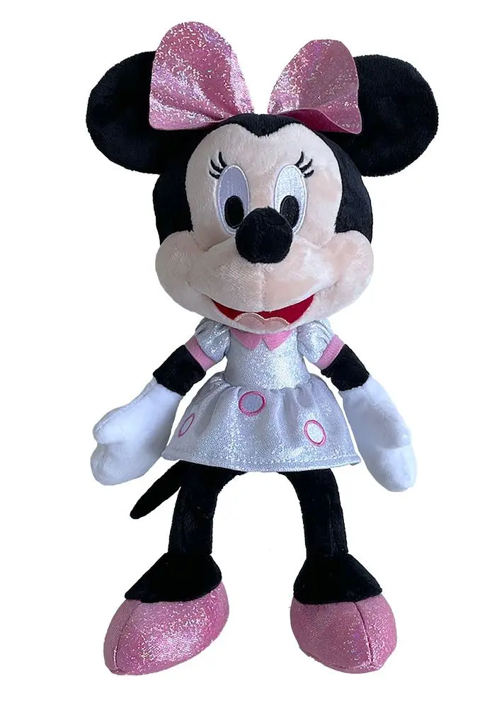 Jucarie de plus Disney 100 Minnie Mouse, 30 cm, Multicolor