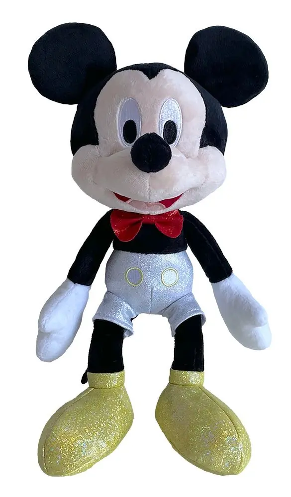 Jucarie de plus Disney 100 Mickey Mouse, 30 cm, Multicolor