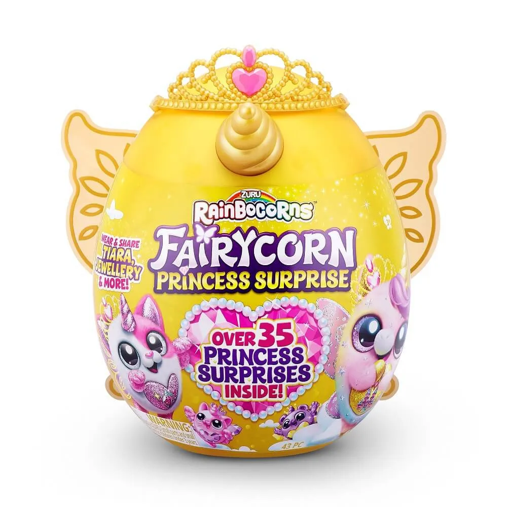 Jucarie de plus surpriza Rainbocorns Fairycorn Princess Surprise, Multicolor