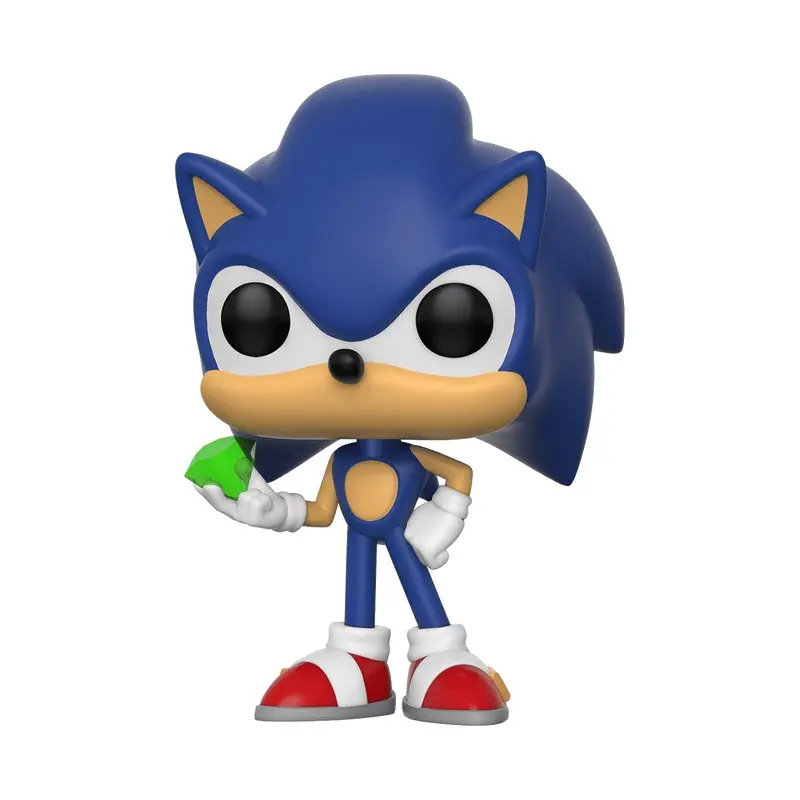 Figurina Funko Pop! Sonic the Hedgehog Sonic with Emerald, vinil, Multicolor