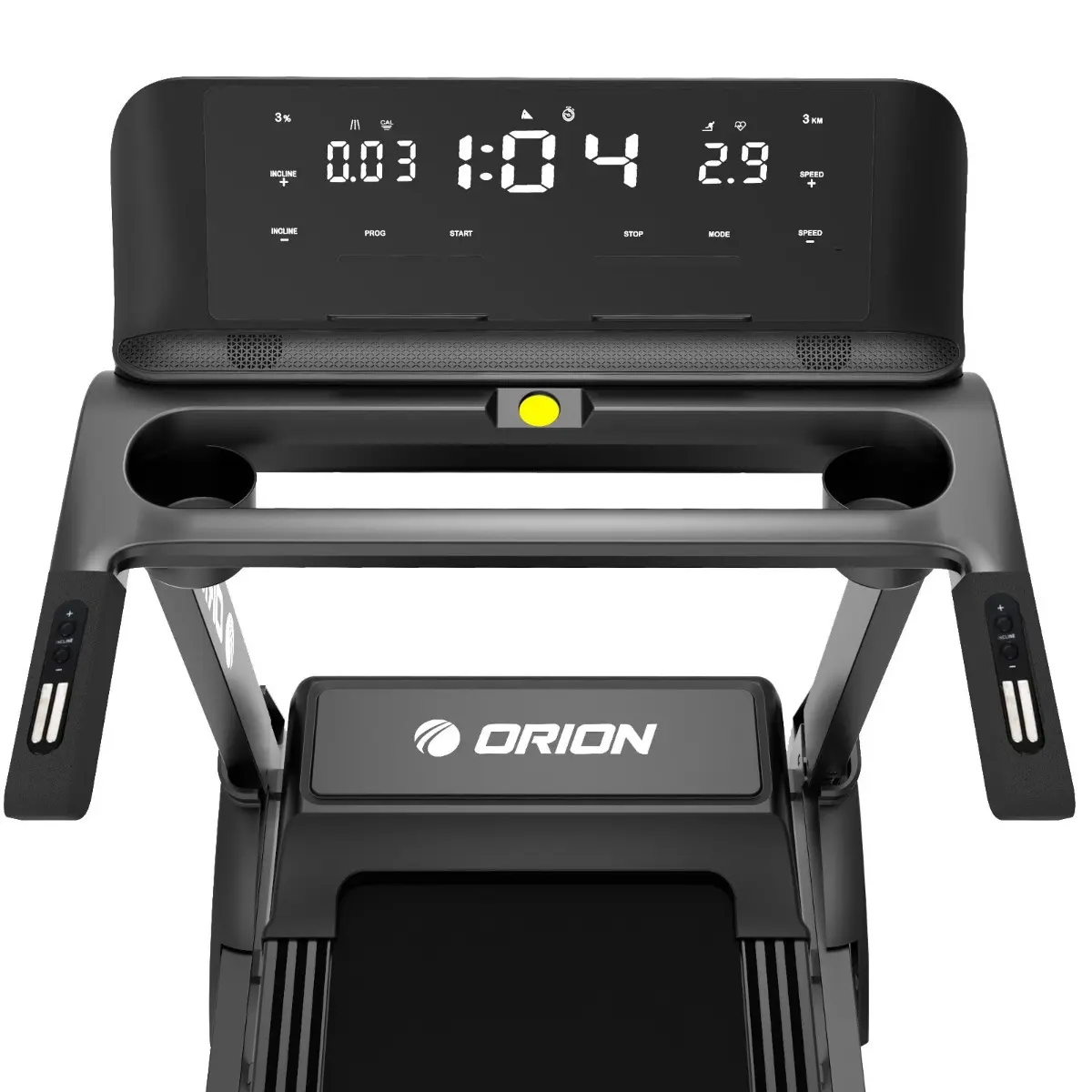 Banda de alergat electrica Orion Run M800, viteza maxima 20 km/h, greutate maxima suportata 140 kg, Negru