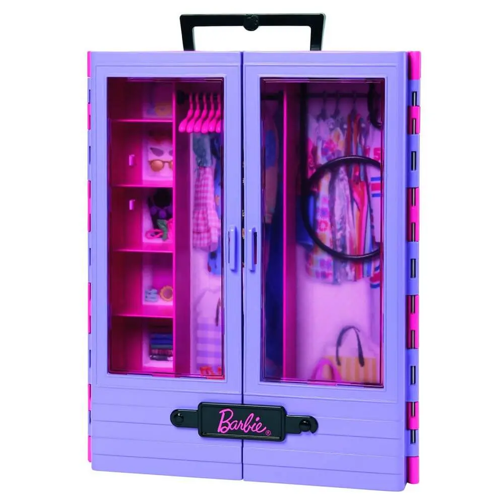 Dulap cu 6 umerase Barbie Ultimate Closet, Violet