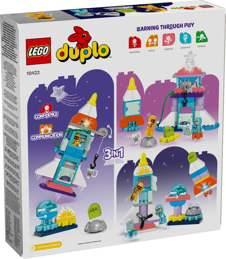 LEGO DUPLO Aventura cu naveta spatiala 3 in 1 10422