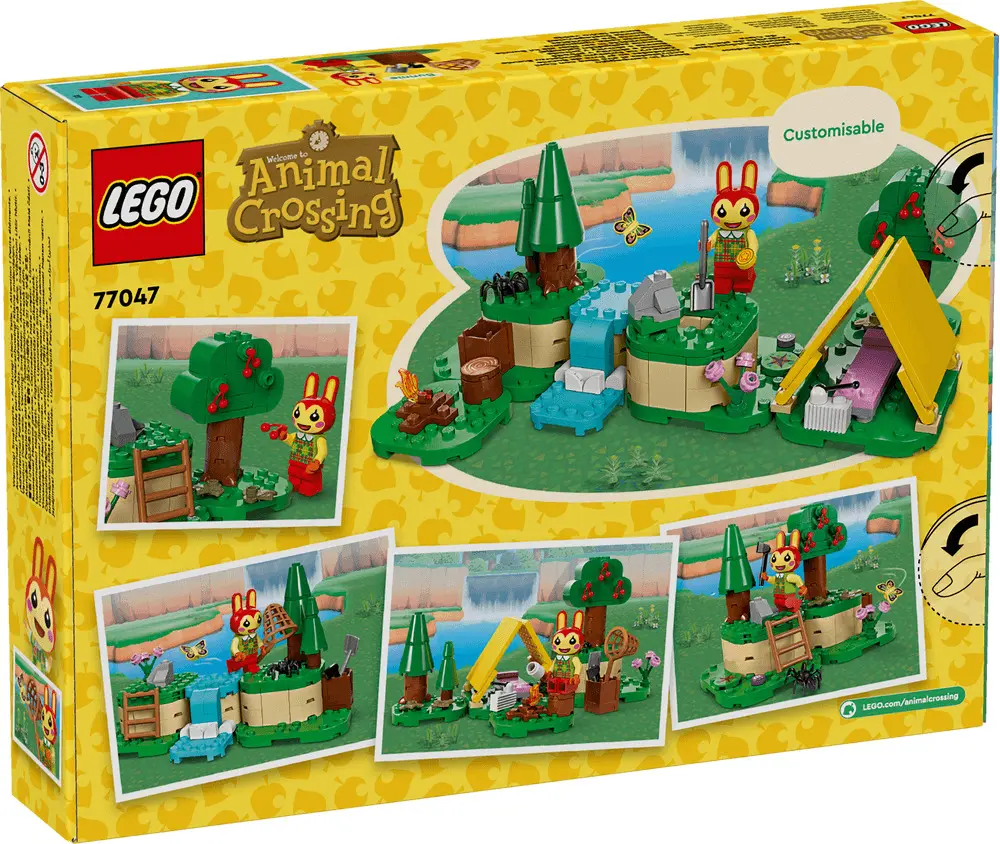 LEGO Animal Crossing Activitatile in aer liber ale lui Bunnie 77047