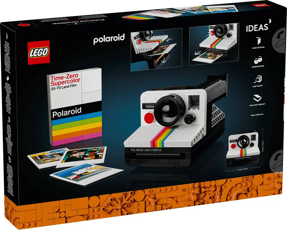 LEGO Ideas Camera Foto Polaroid OneStep SX-70 21345